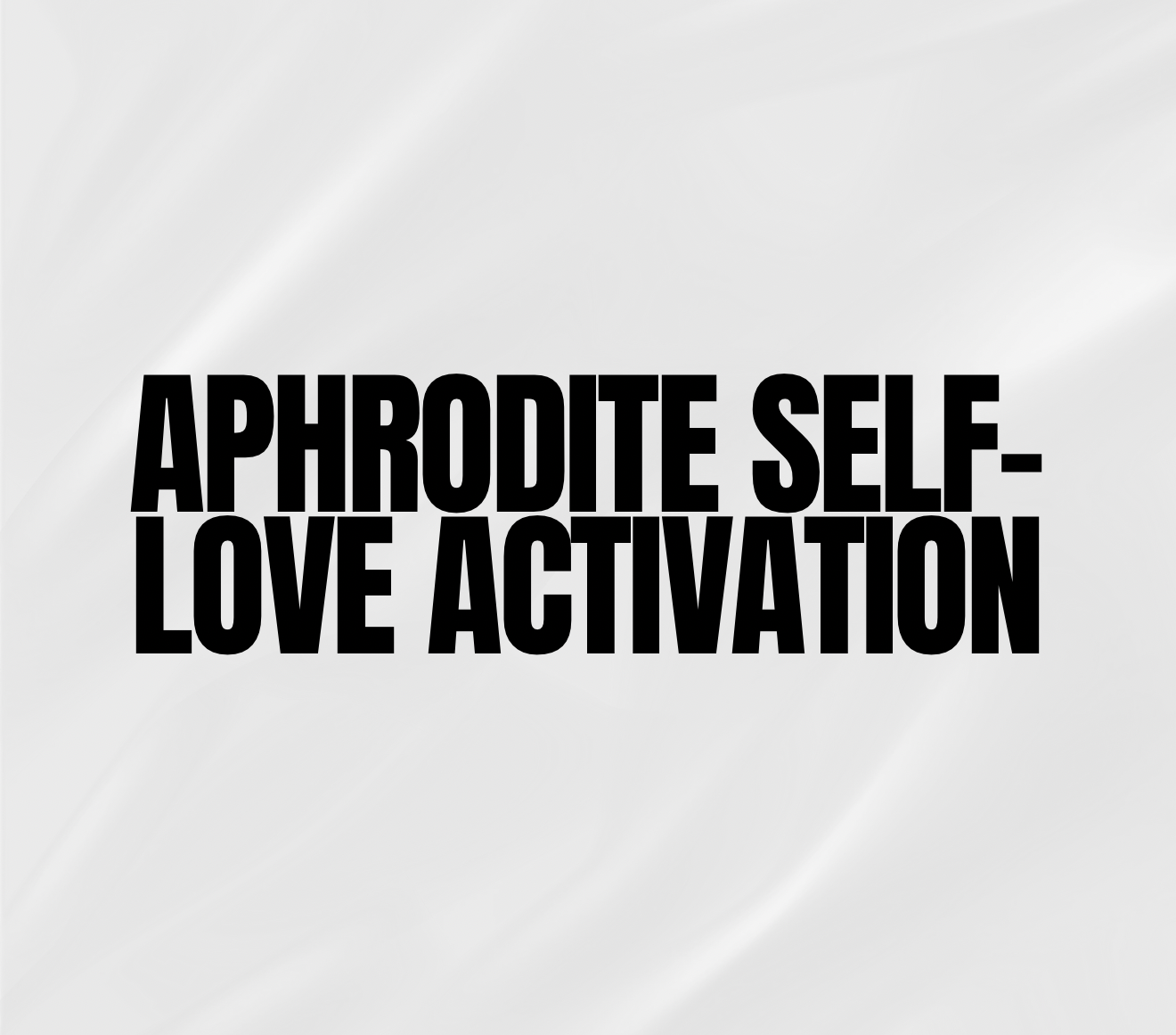 Aphrodite Glow Activation (30 min zoom)