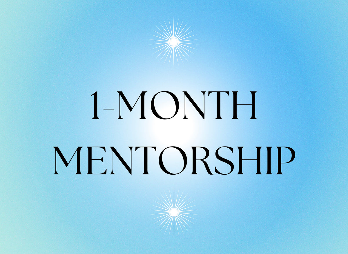 1-Month Private Mentorship