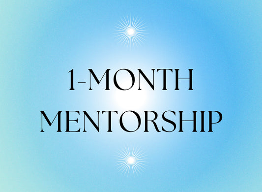 1-Month Private Mentorship